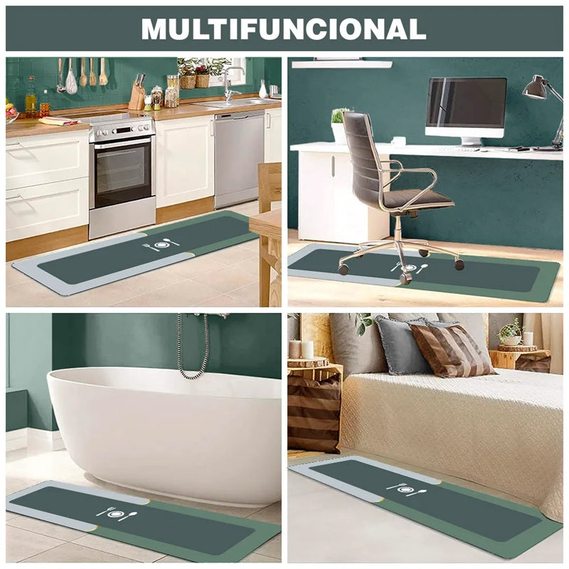 🏠 Alfombras Antideslizantes para Cocina y/o baño – Set de 2 Unidades