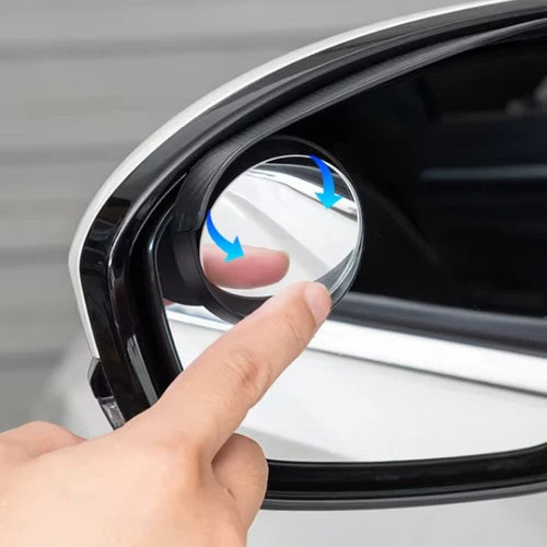 Espejo retrovisor 2 en 1 con visera anti-lluvia + espejo auxiliar de punto ciego