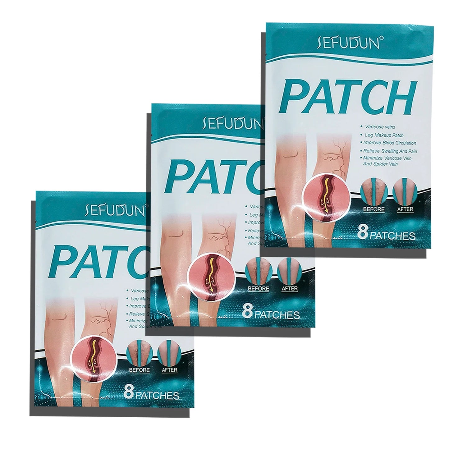Parches para Piernas con Venas Varicosas
