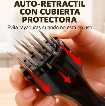 Ablandador de carne con aguja de acero inoxidable
