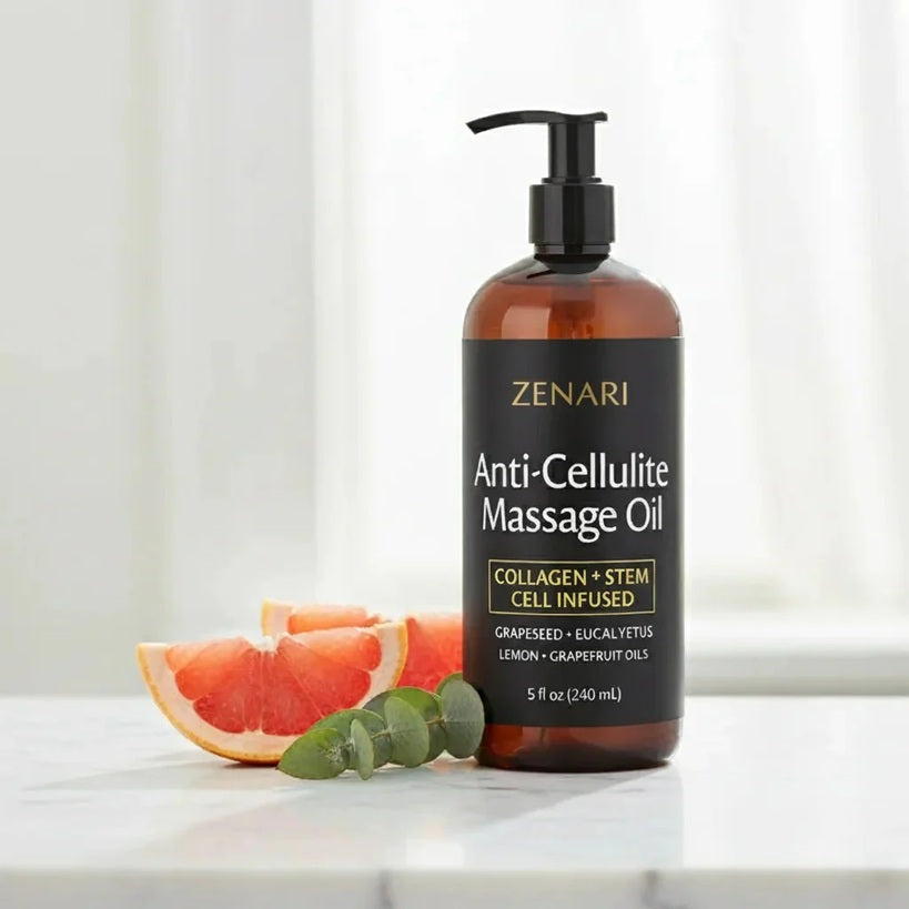 AntiCelulitis, AntiEstrías y Reafirmante de piel - Aceite con Extracto de Plantas Naturales