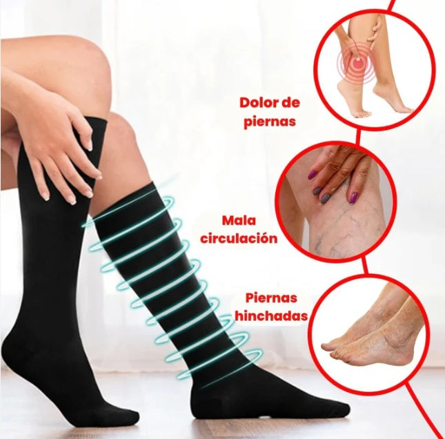 2x1 Medias de Compresión FEETPLUS