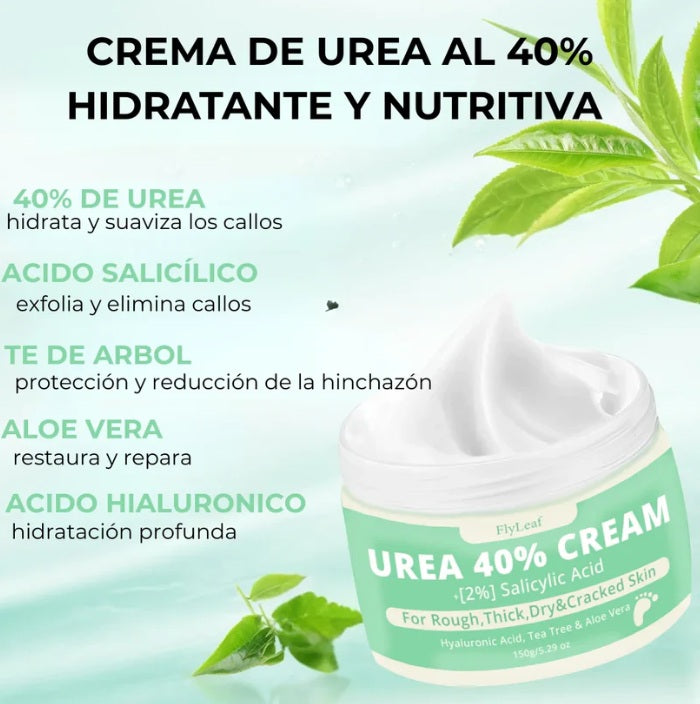 "Crema Humectante Urea 40% | Hidratación y Regeneración Intensa para Piel Seca"