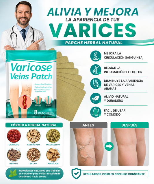 Parches para Piernas con Venas Varicosas