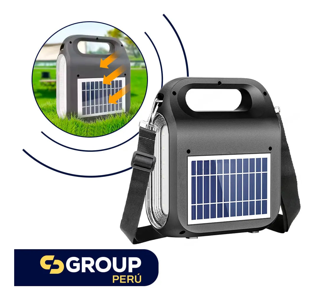 🏕🔊 Parlante KTS Solar para Campamento