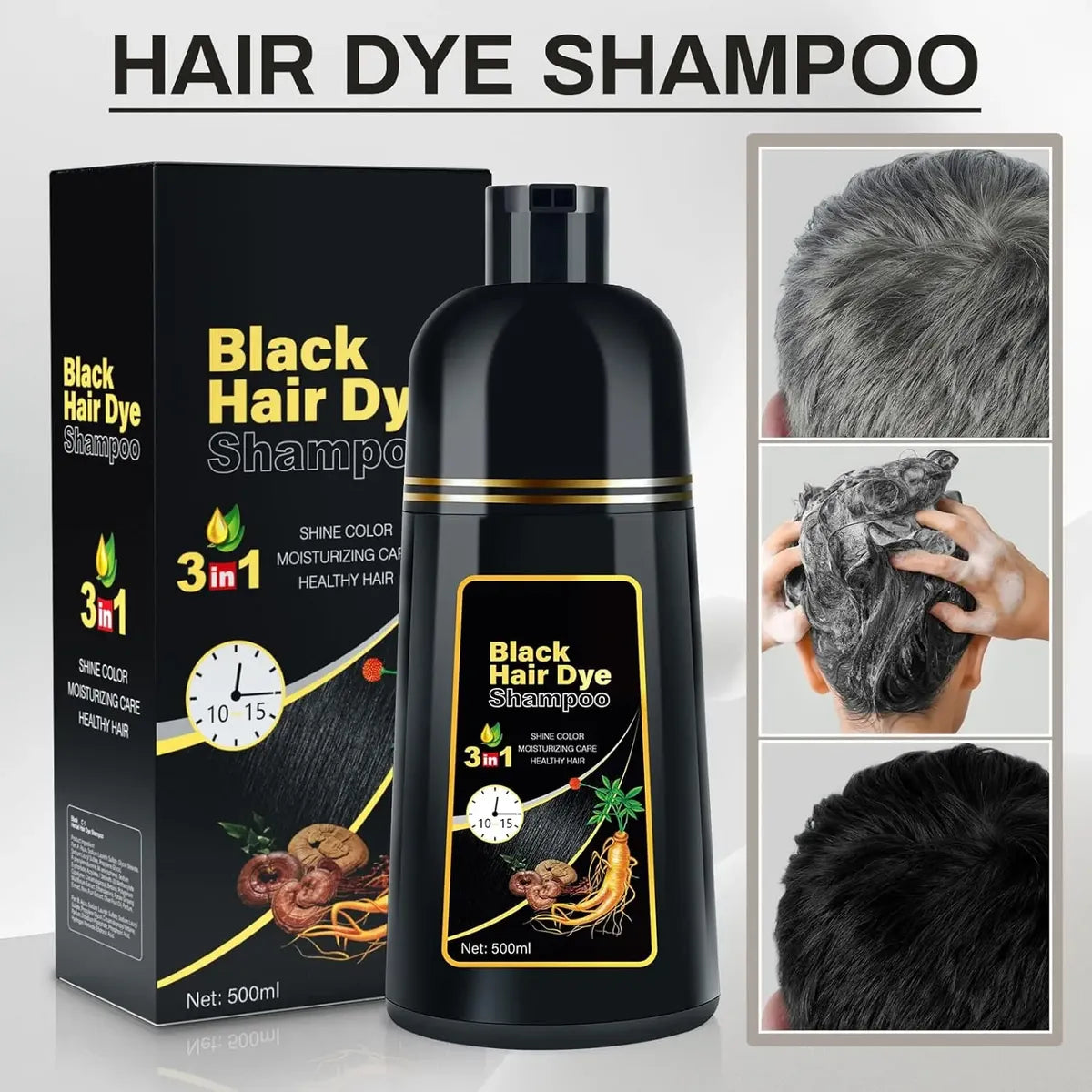 Shampoo cubre canas
