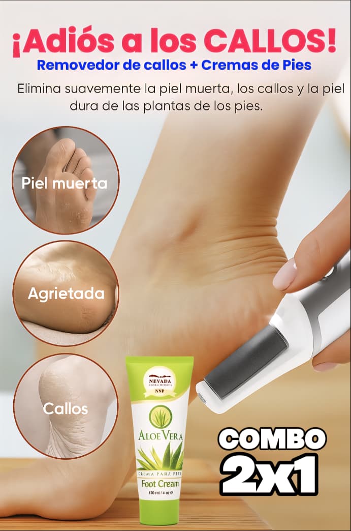 Removedor de Callos + Crema para pies agrietados (CALLOS)