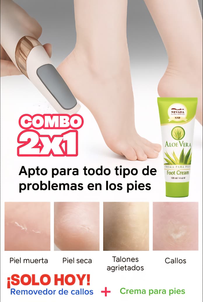 Removedor de Callos + Crema para pies agrietados (CALLOS)