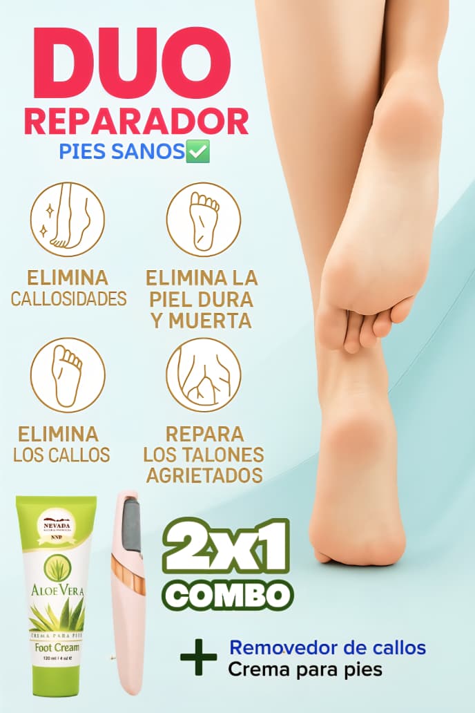 Removedor de Callos + Crema para pies agrietados (CALLOS)