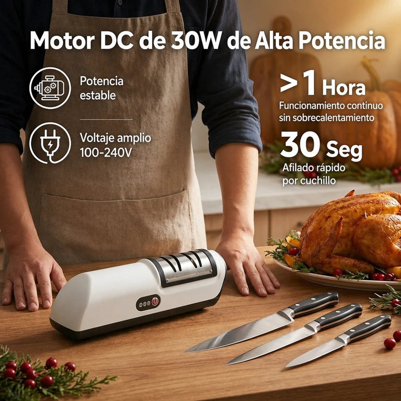 Afilador de cuchillos eléctrico inalámbrico 2026