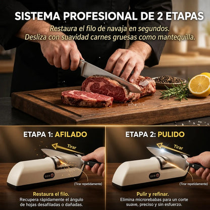 Afilador de cuchillos eléctrico inalámbrico 2026