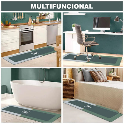 🏠 Alfombras Antideslizantes para Cocina y/o baño – Set de 2 Unidades