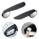 Espejo retrovisor 2 en 1 con visera anti-lluvia + espejo auxiliar de punto ciego