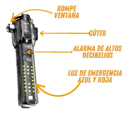 Linterna Multifunción policial