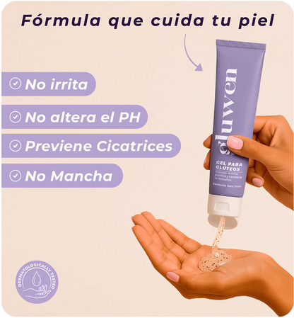GLUWEN GEL EXFOLIANTE PARA GLÚTEOS