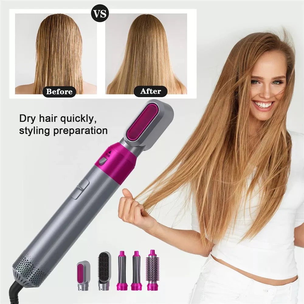 SECADOR CEPILLO MULTIFUNCIONAL 5 EN 1 – UN CABELLO PERFECTO