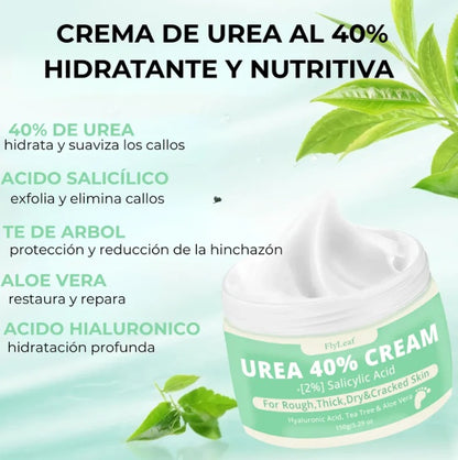 "Crema Humectante Urea 40% | Hidratación y Regeneración Intensa para Piel Seca"