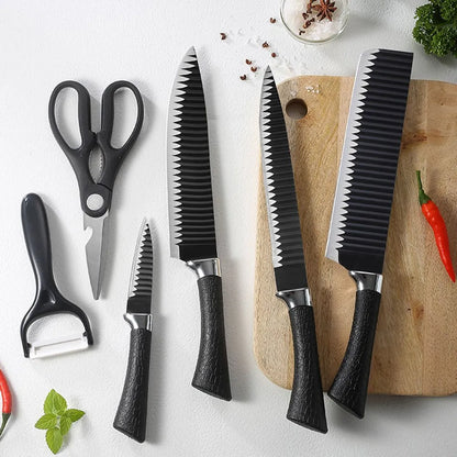 🔪 Set de Cuchillos 6 Piezas en Acero Inoxidable – Precisión y Elegancia para Tu Cocina